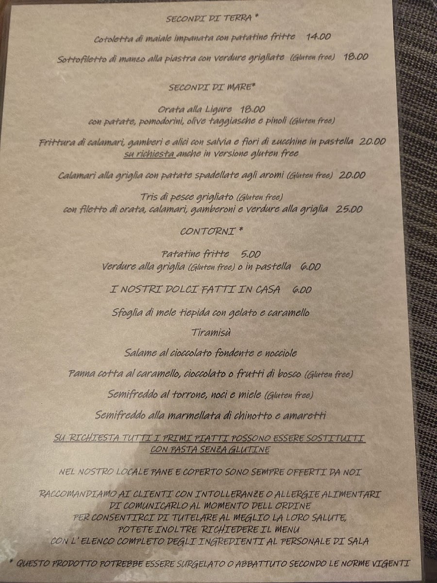 Menu Trattoria Dei Caruggi-7