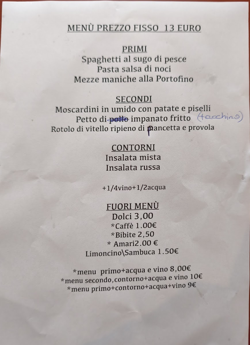 Menu Trattoria Del Boia-1