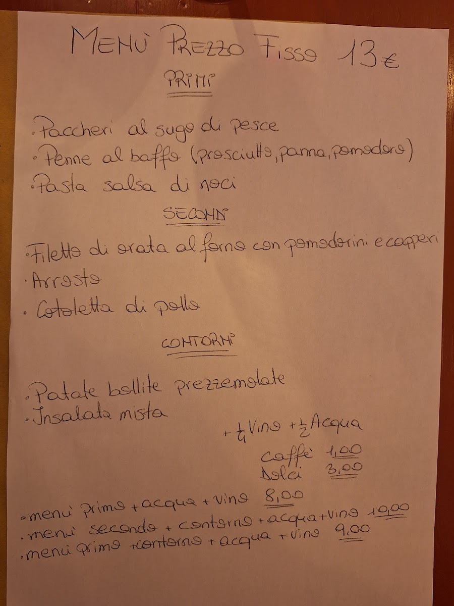 Menu Trattoria Del Boia-3
