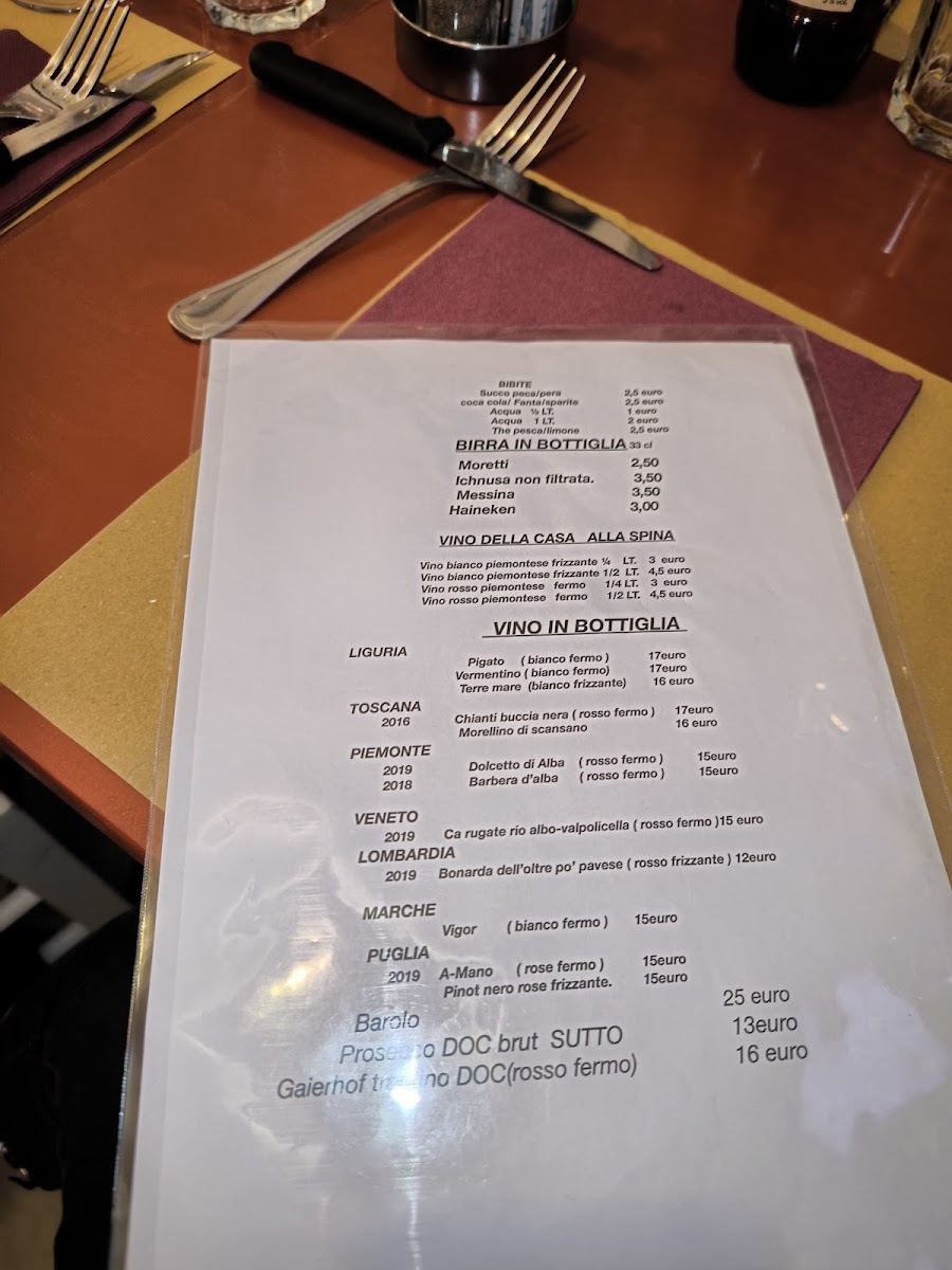 Menu Trattoria Del Boia-4