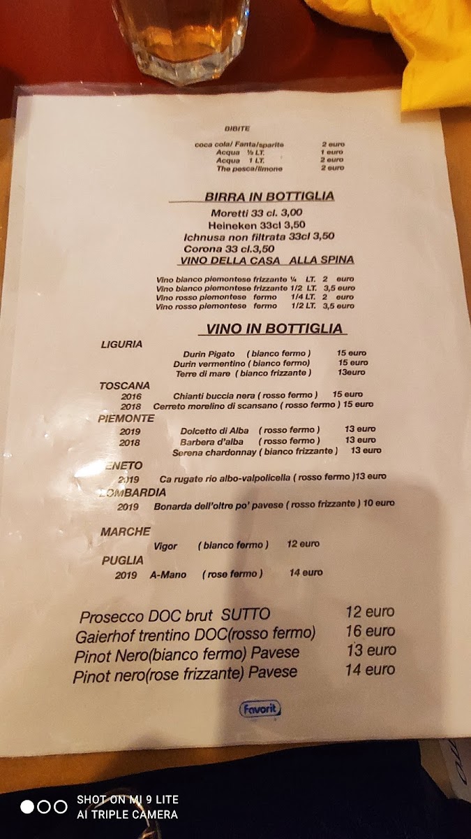 Menu Trattoria Del Boia-8