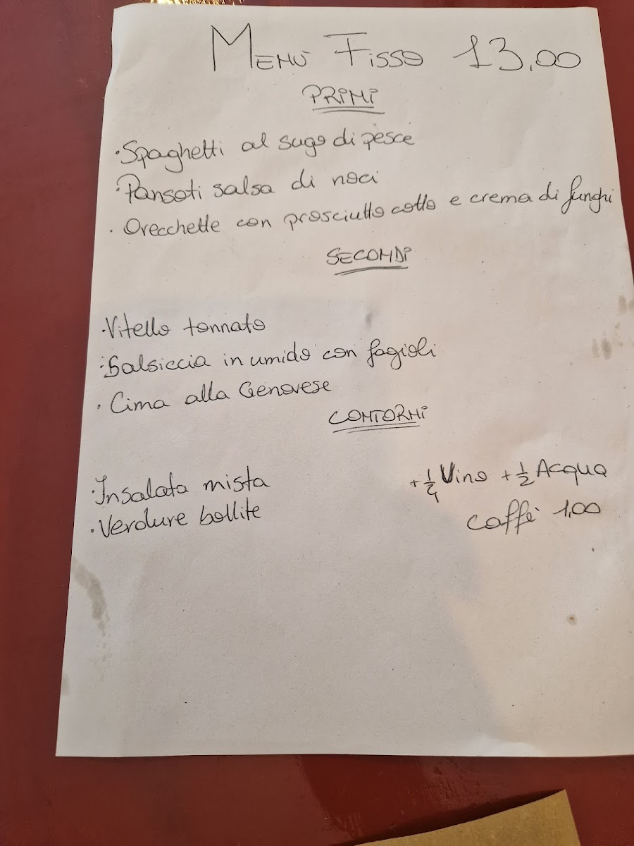 Menu Trattoria Del Boia-9