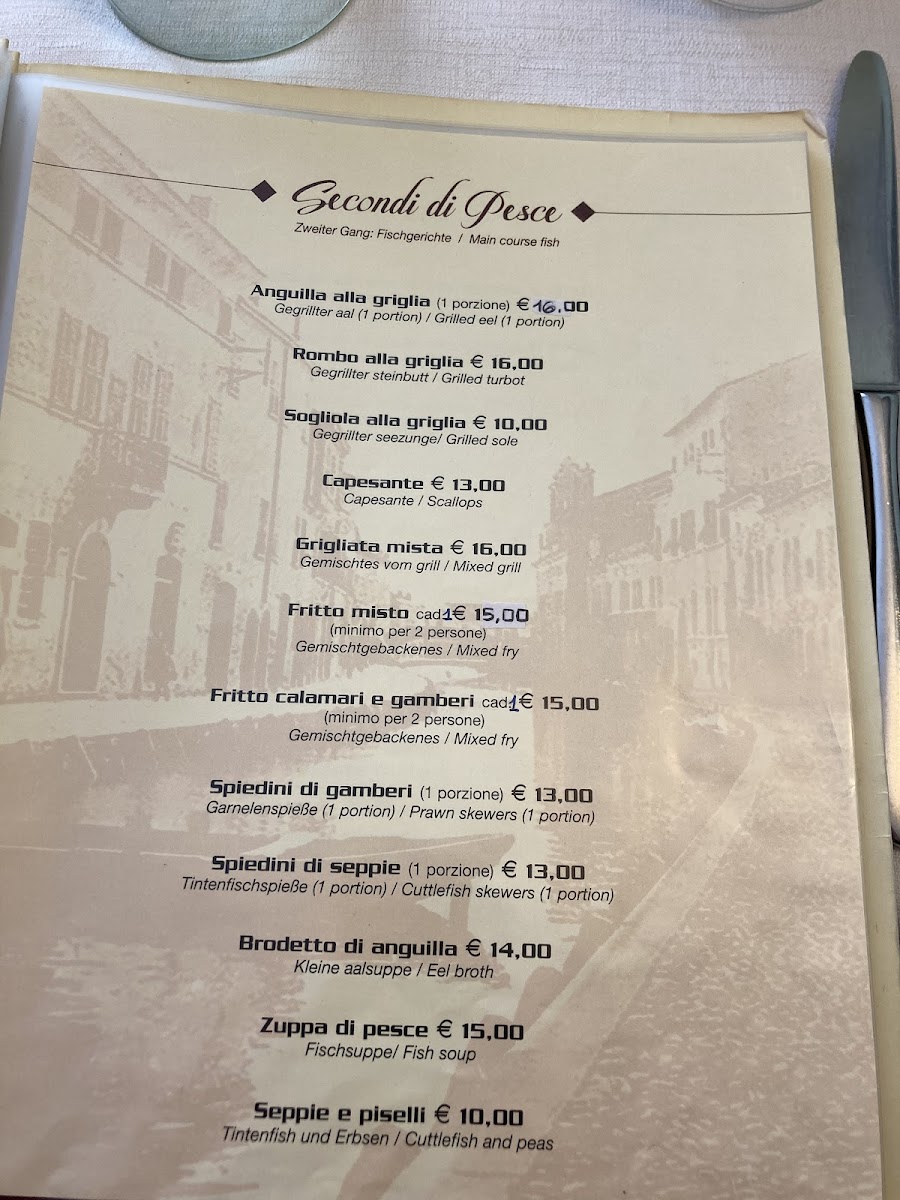 Menu Trattoria Della Pescheria-2