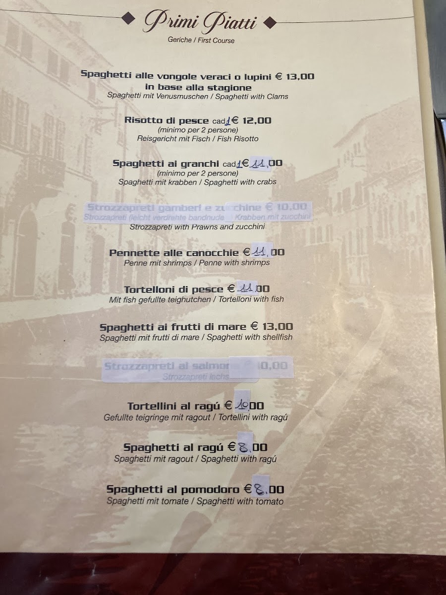 Menu Trattoria Della Pescheria-3