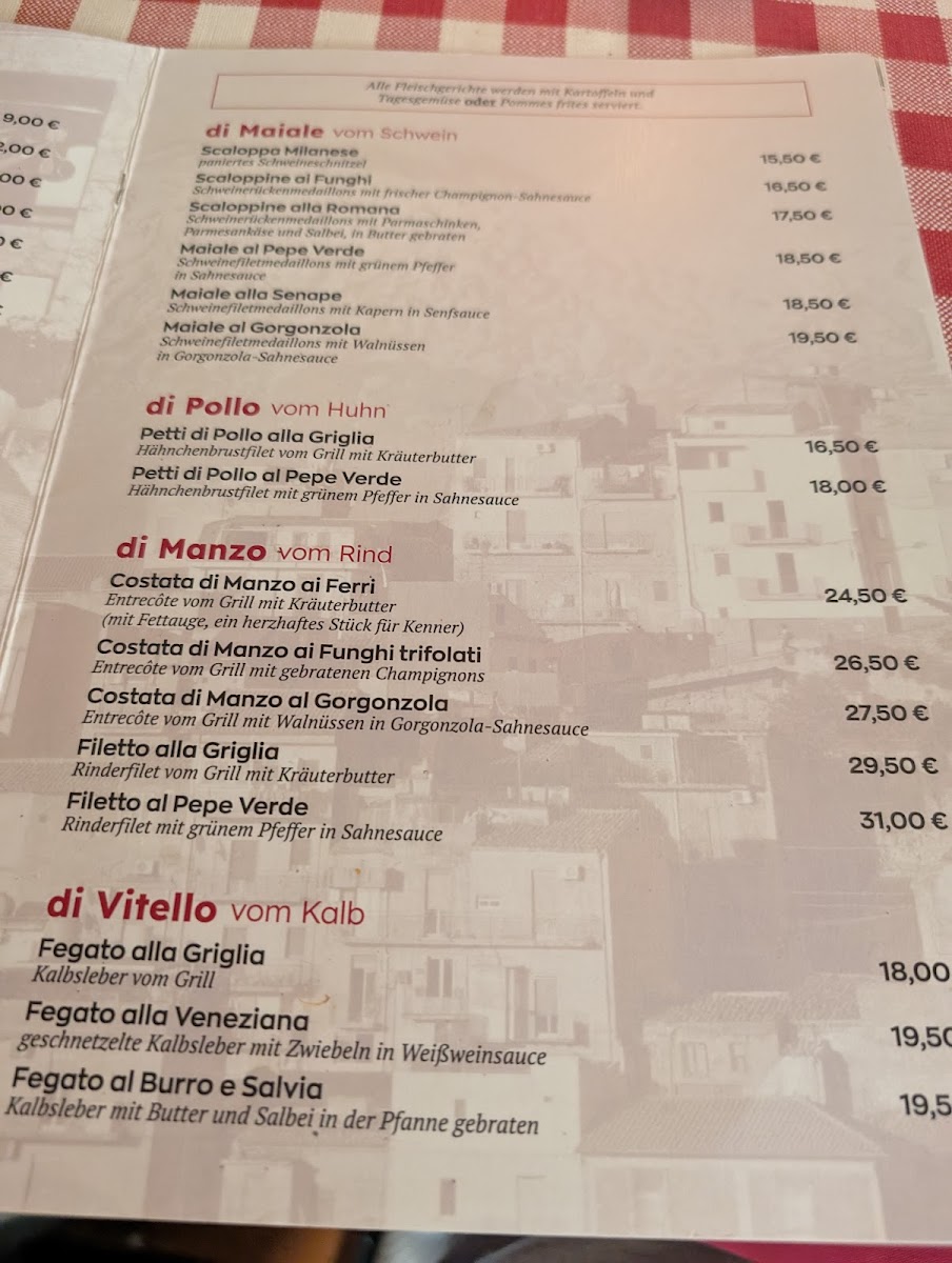 Menu Trattoria Dolce Vita-10