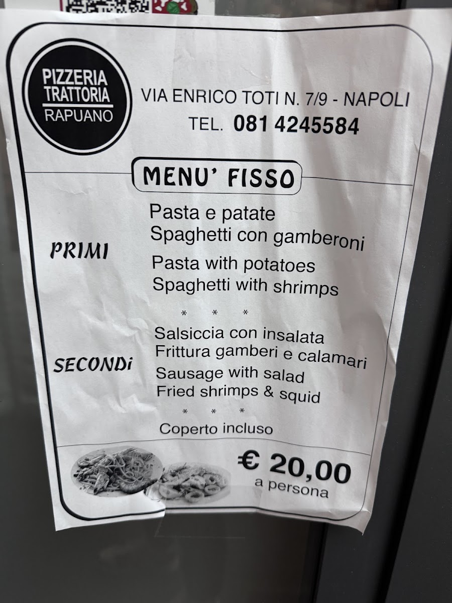 Menu Trattoria E Pizzeria Da Ciro-2