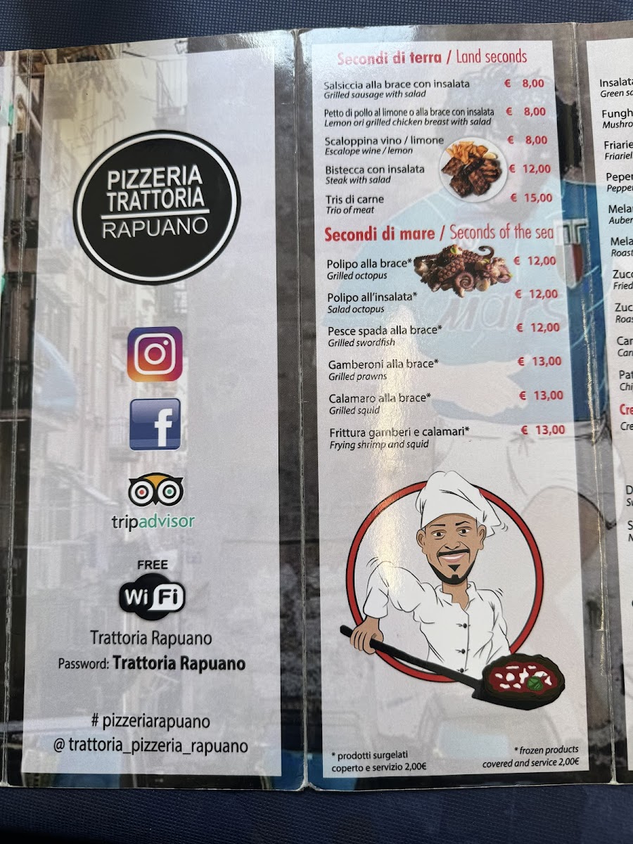 Menu Trattoria E Pizzeria Da Ciro-8