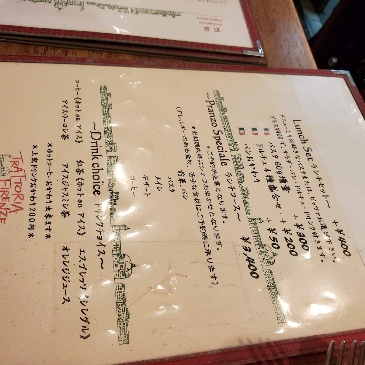 Menu Trattoria Firenze-6