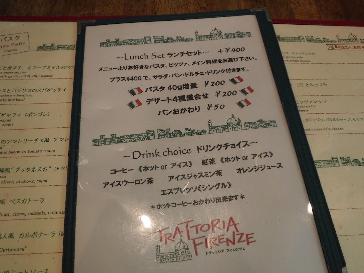Menu Trattoria Firenze-7