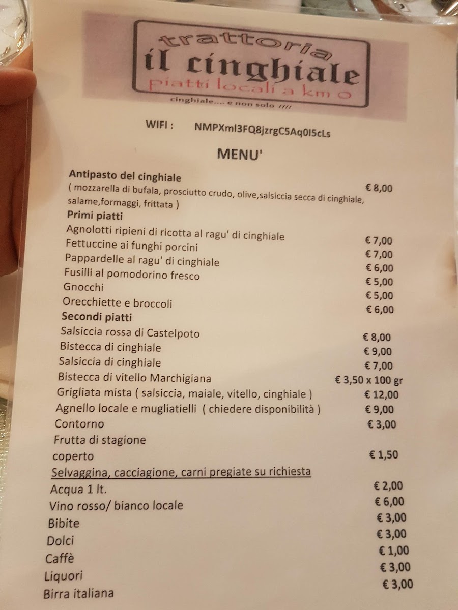 Menu Trattoria Il Cinghiale-6