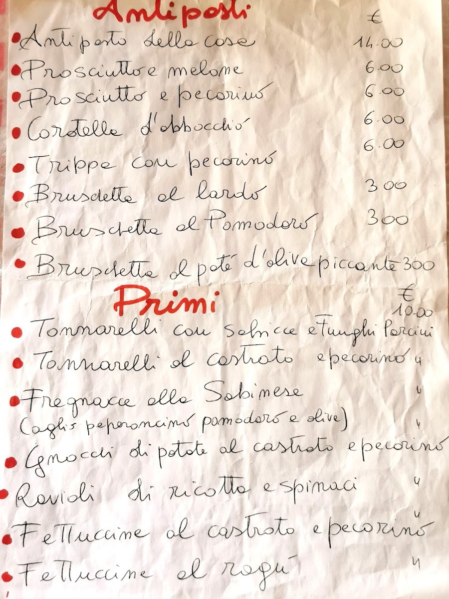 Menu Trattoria Il Vigneto-8