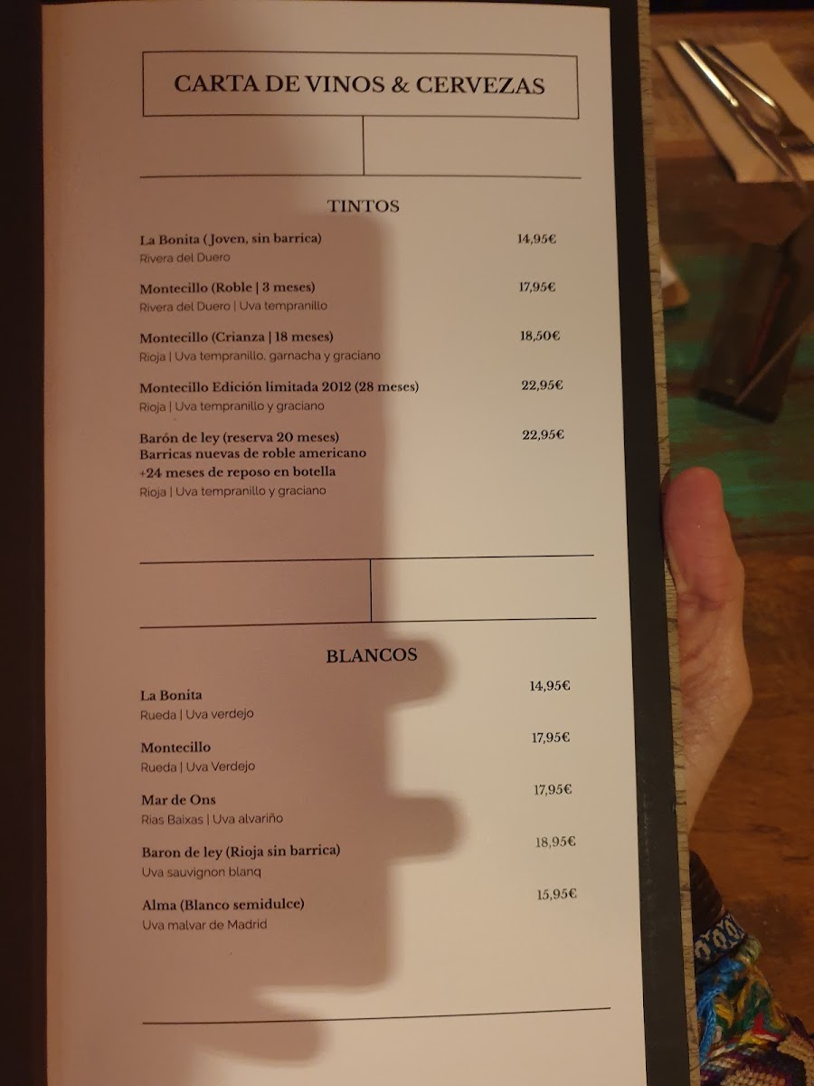Menu Trattoria La Bonita-10