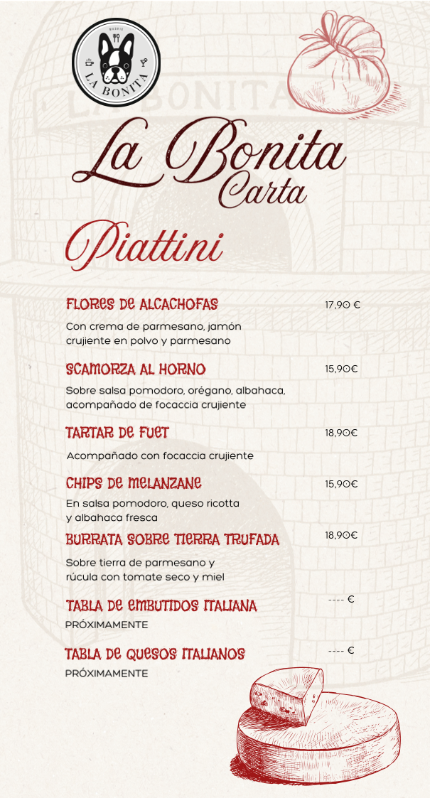 Menu Trattoria La Bonita-6