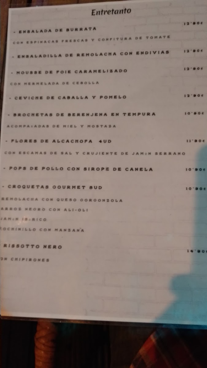 Menu Trattoria La Bonita-8
