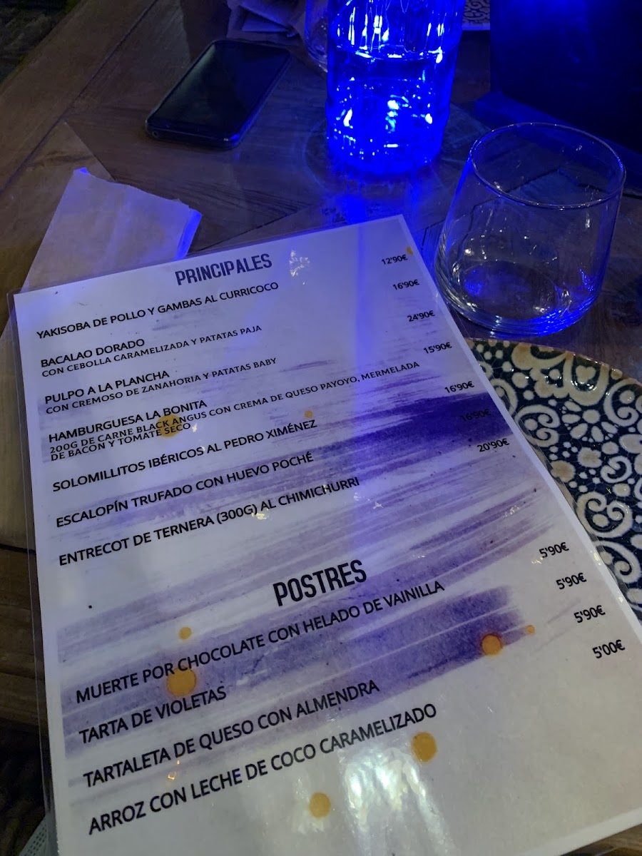 Menu Trattoria La Bonita-9
