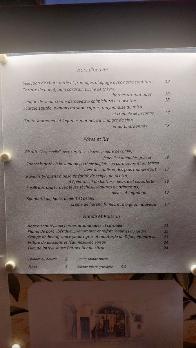 Menu Trattoria 'la Botte' ????????‍????-2