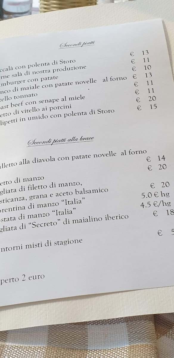 Menu Trattoria La Cola Di Cipriani Francesca-10