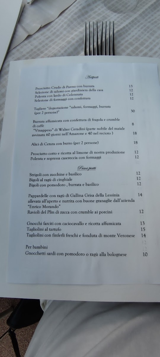 Menu Trattoria La Cola Di Cipriani Francesca-6