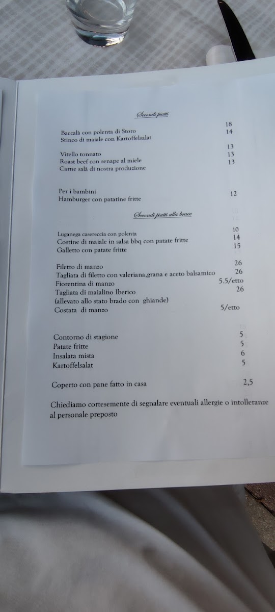 Menu Trattoria La Cola Di Cipriani Francesca-8