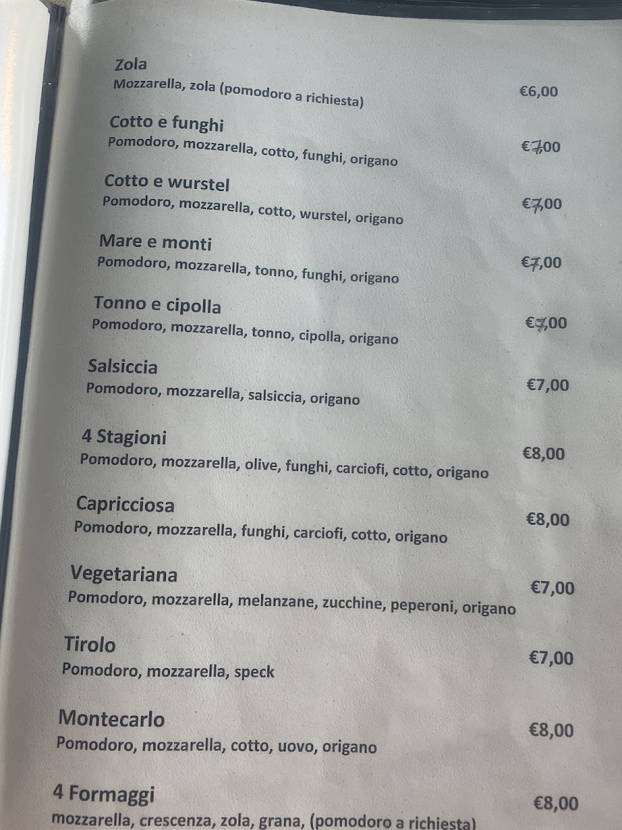 Menu Trattoria La Crocetta-8