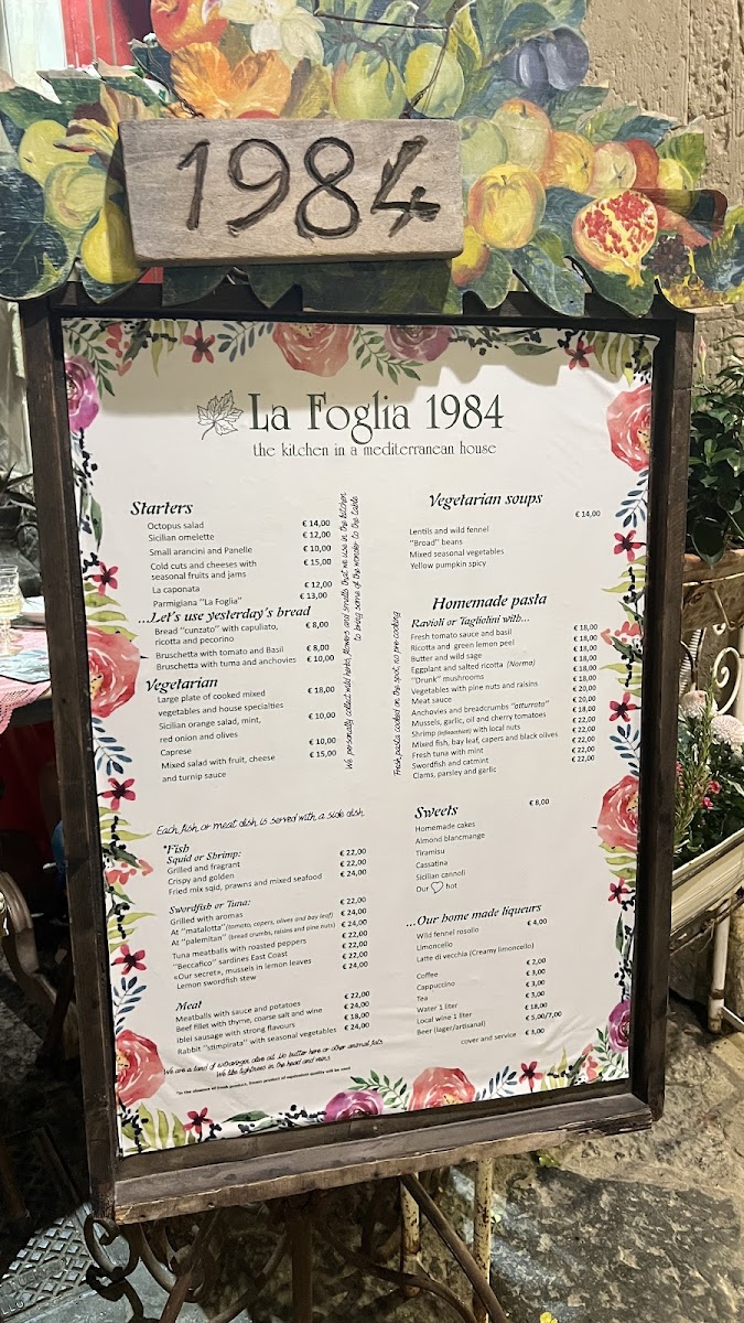 Menu Trattoria La Foglia-3
