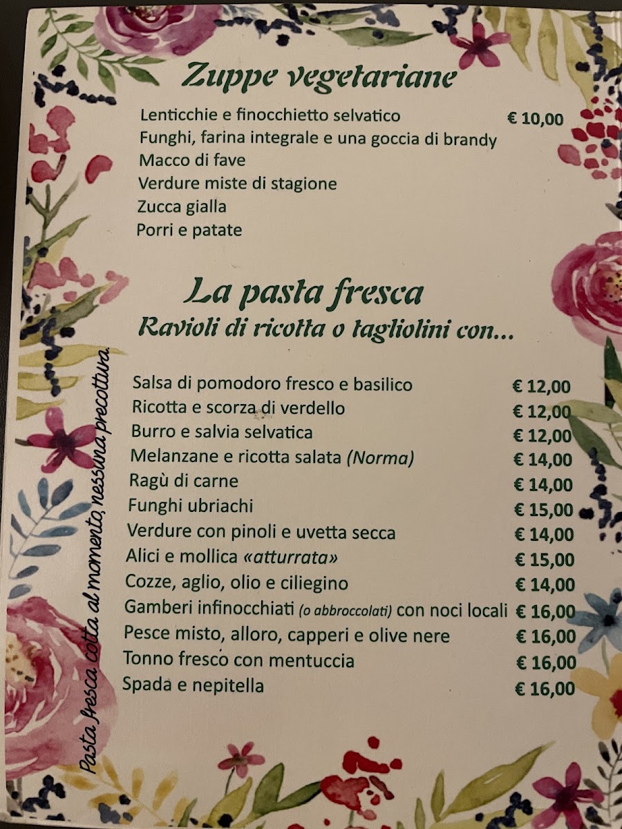 Menu Trattoria La Foglia-4