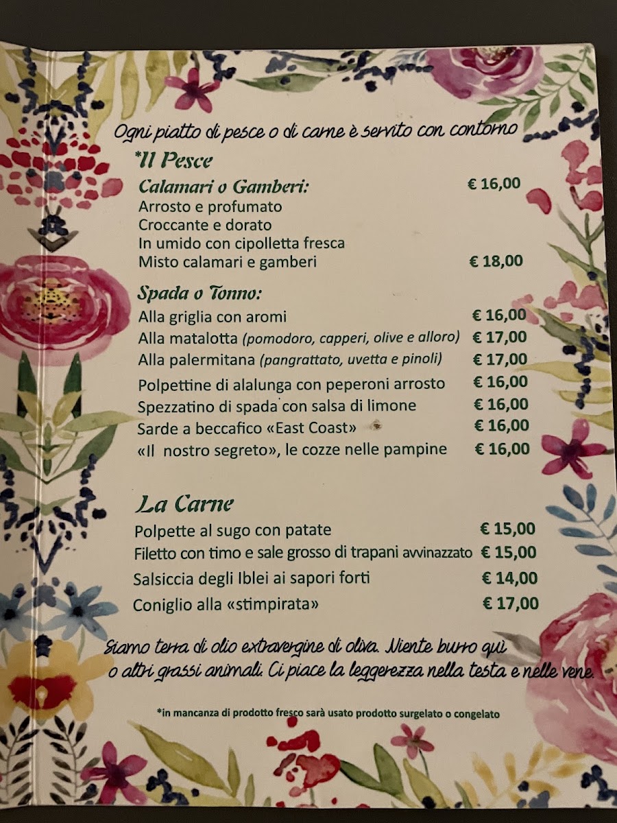 Menu Trattoria La Foglia-5