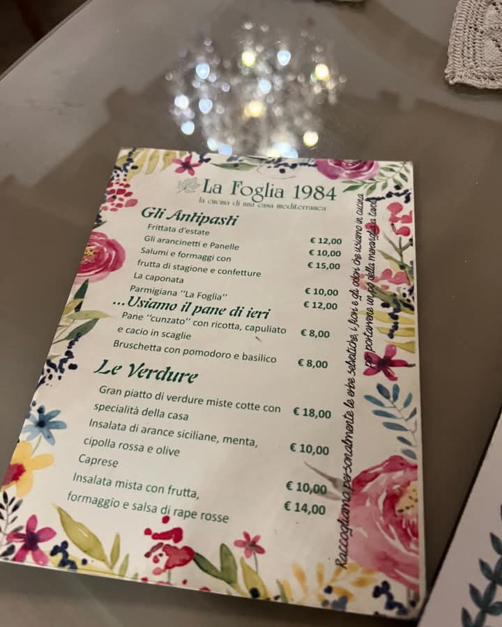 Menu Trattoria La Foglia-7