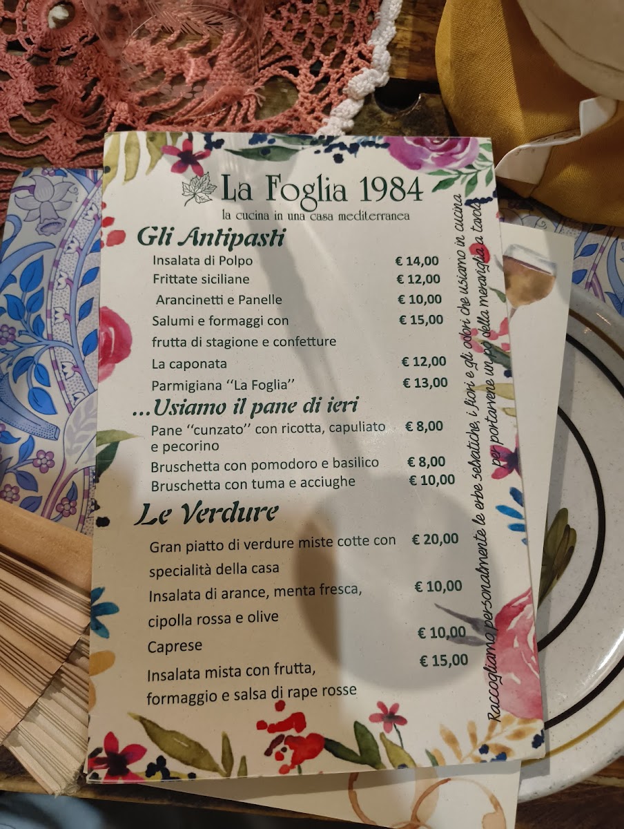 Menu Trattoria La Foglia-9