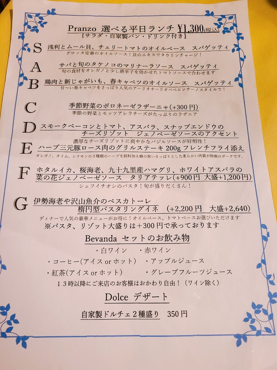 Menu Trattoria La Grotta-9