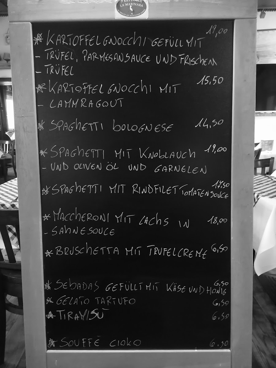 Menu Trattoria La Marinara-5