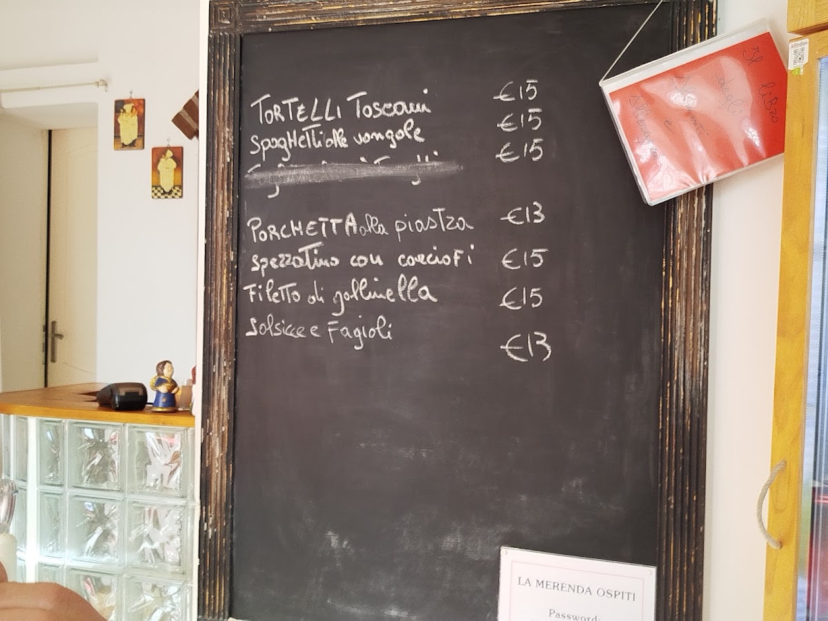 Menu Trattoria La Merenda-3