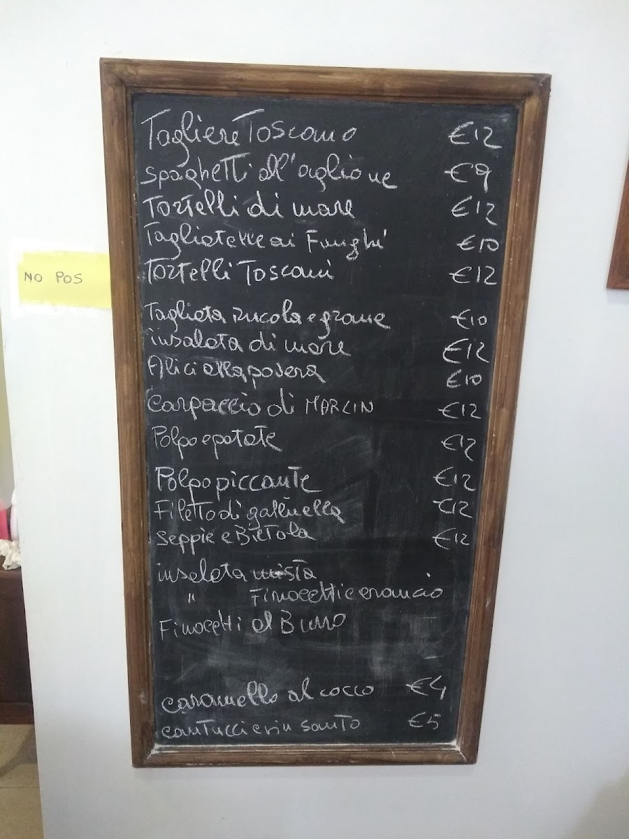 Menu Trattoria La Merenda-8