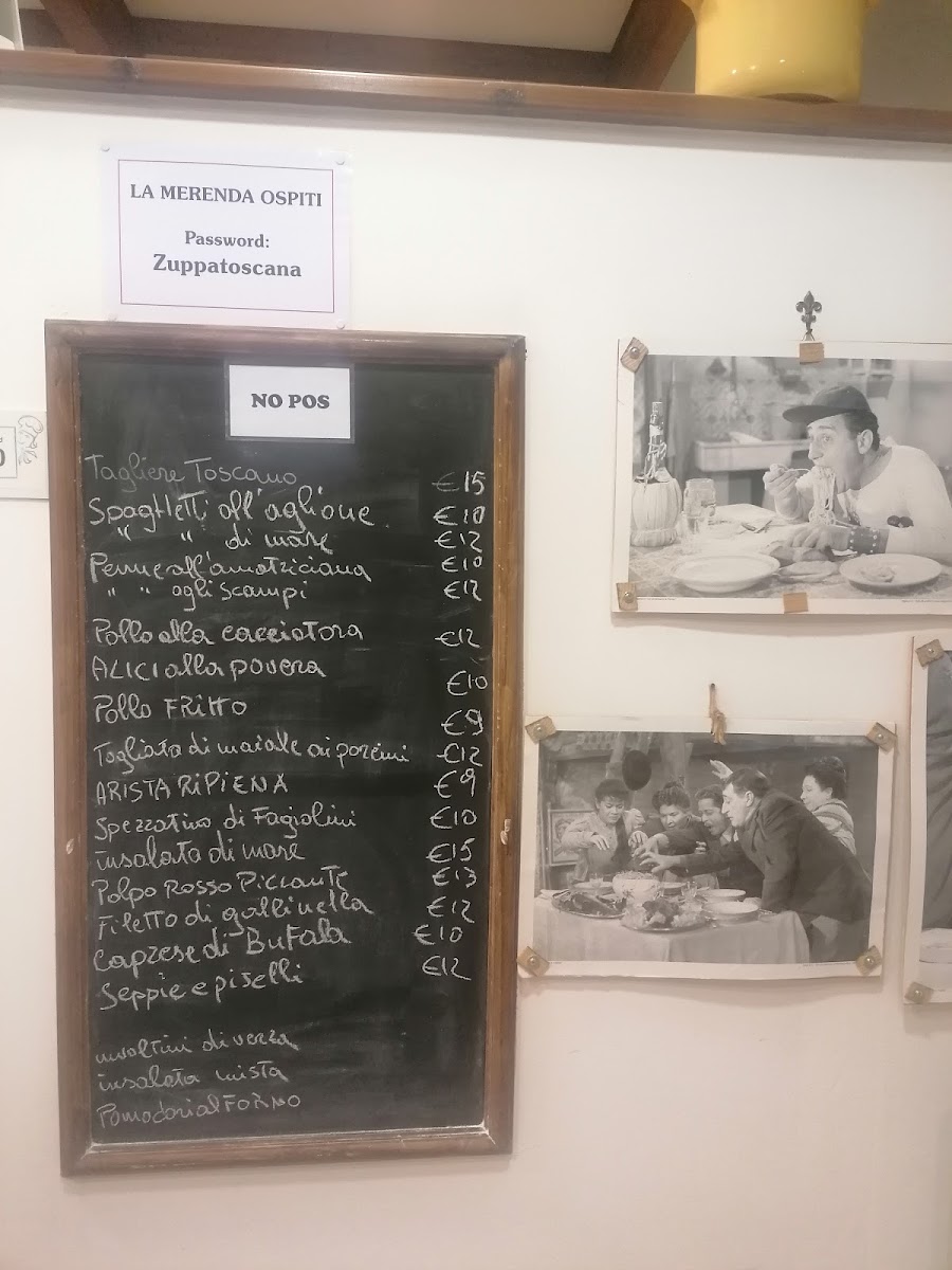 Menu Trattoria La Merenda-9