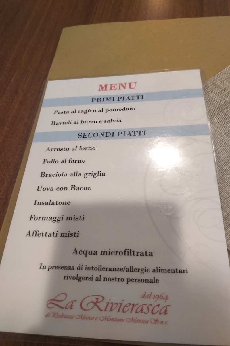 Menu Trattoria La Rivierasca-2