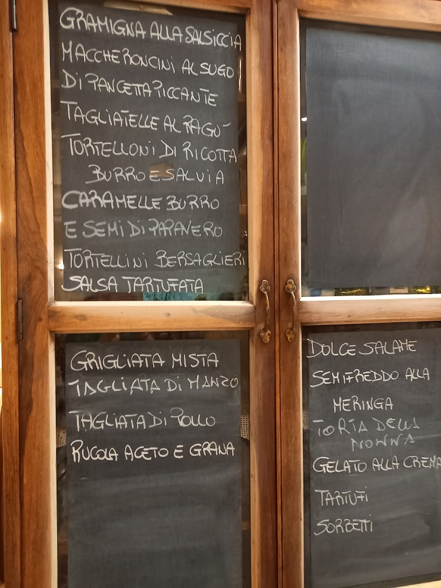 Menu Trattoria La Vigna-1