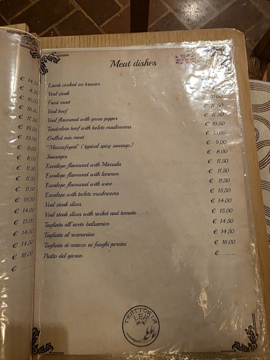 Menu Trattoria Lea-2