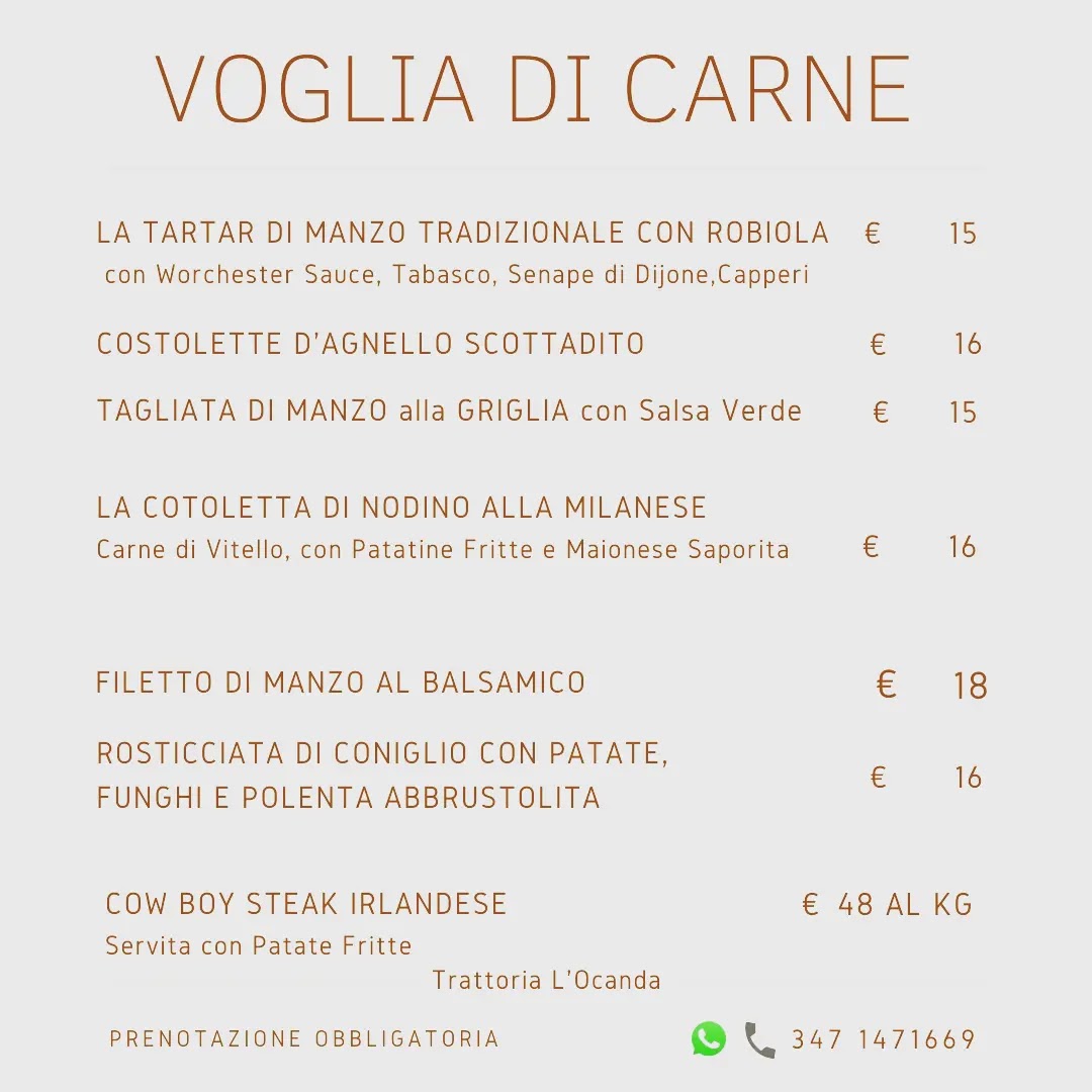 Menu Trattoria L'ocanda-1