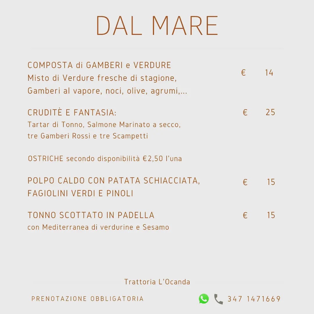 Menu Trattoria L'ocanda-3