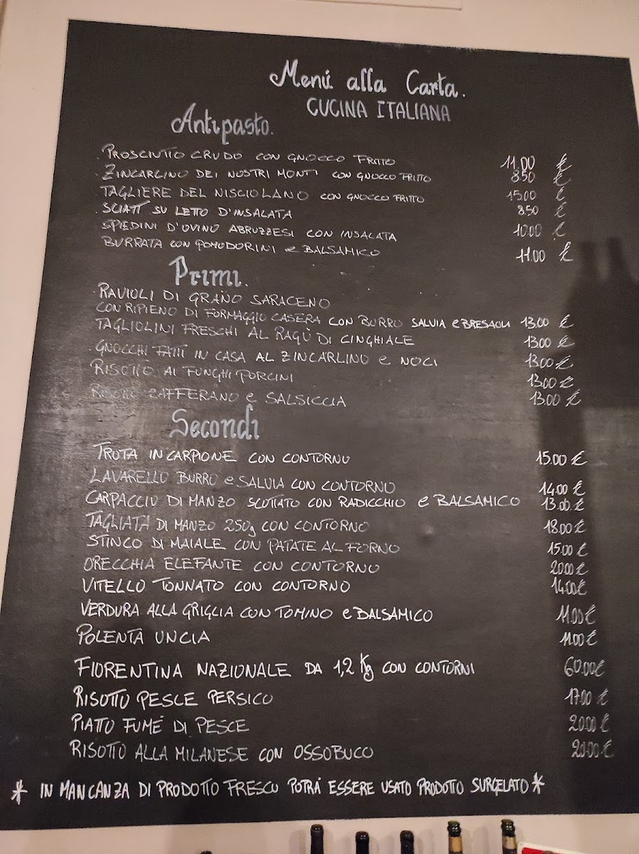 Menu Trattoria Osteria Nisciolano-5