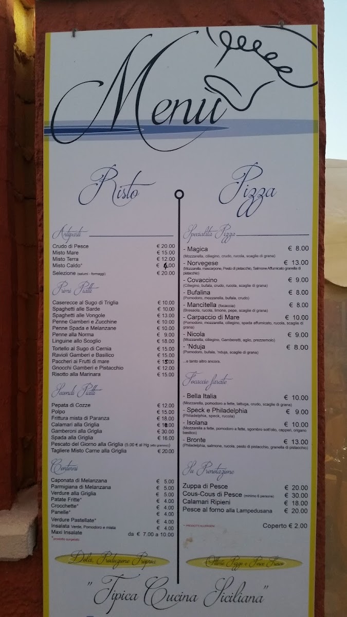 Menu Trattoria Pizzeria Da Nicola-1