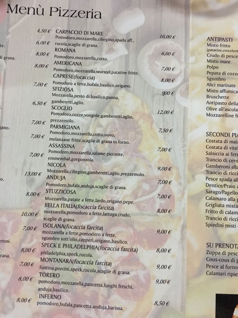 Menu Trattoria Pizzeria Da Nicola-3