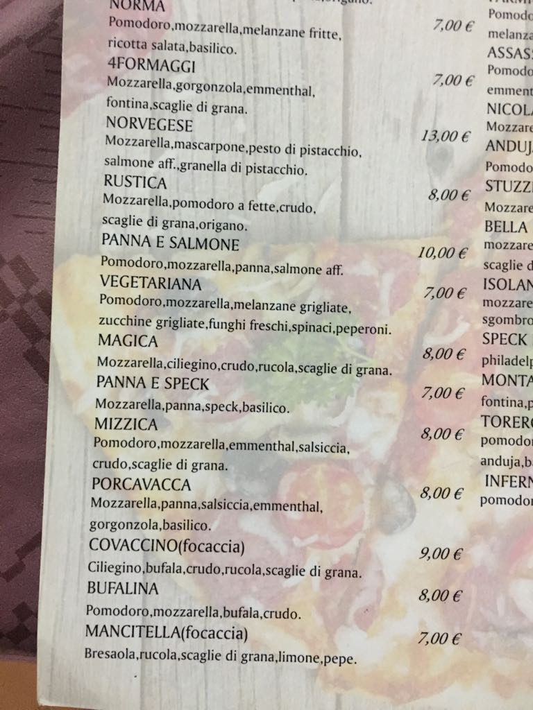 Menu Trattoria Pizzeria Da Nicola-4