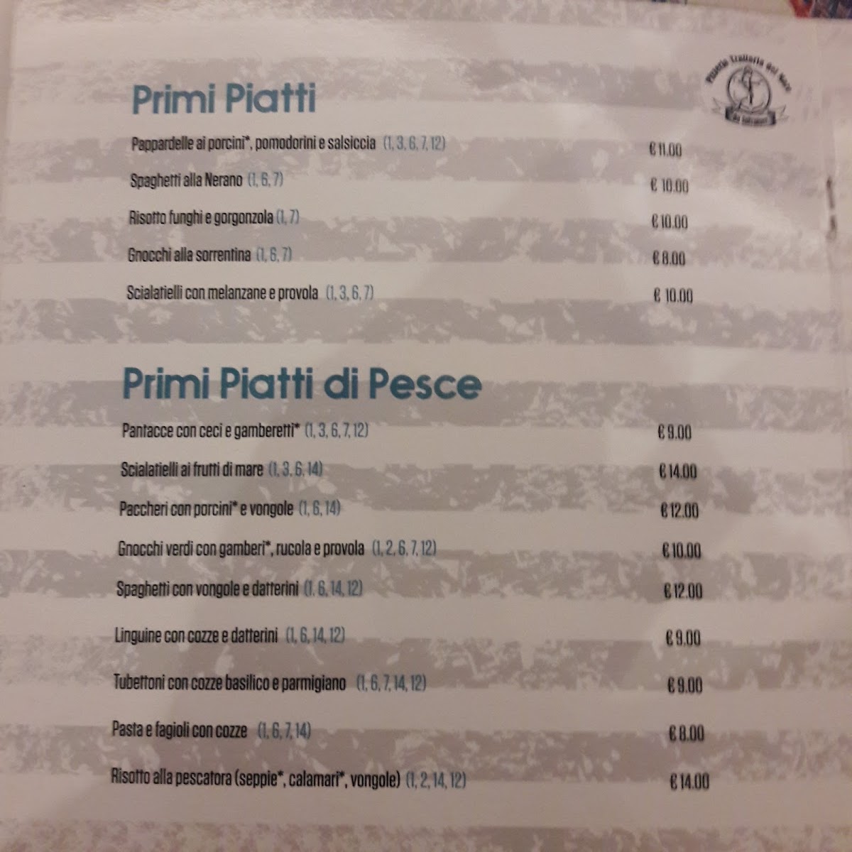 Menu Trattoria Pizzeria Del Mare Da Salvatore-3