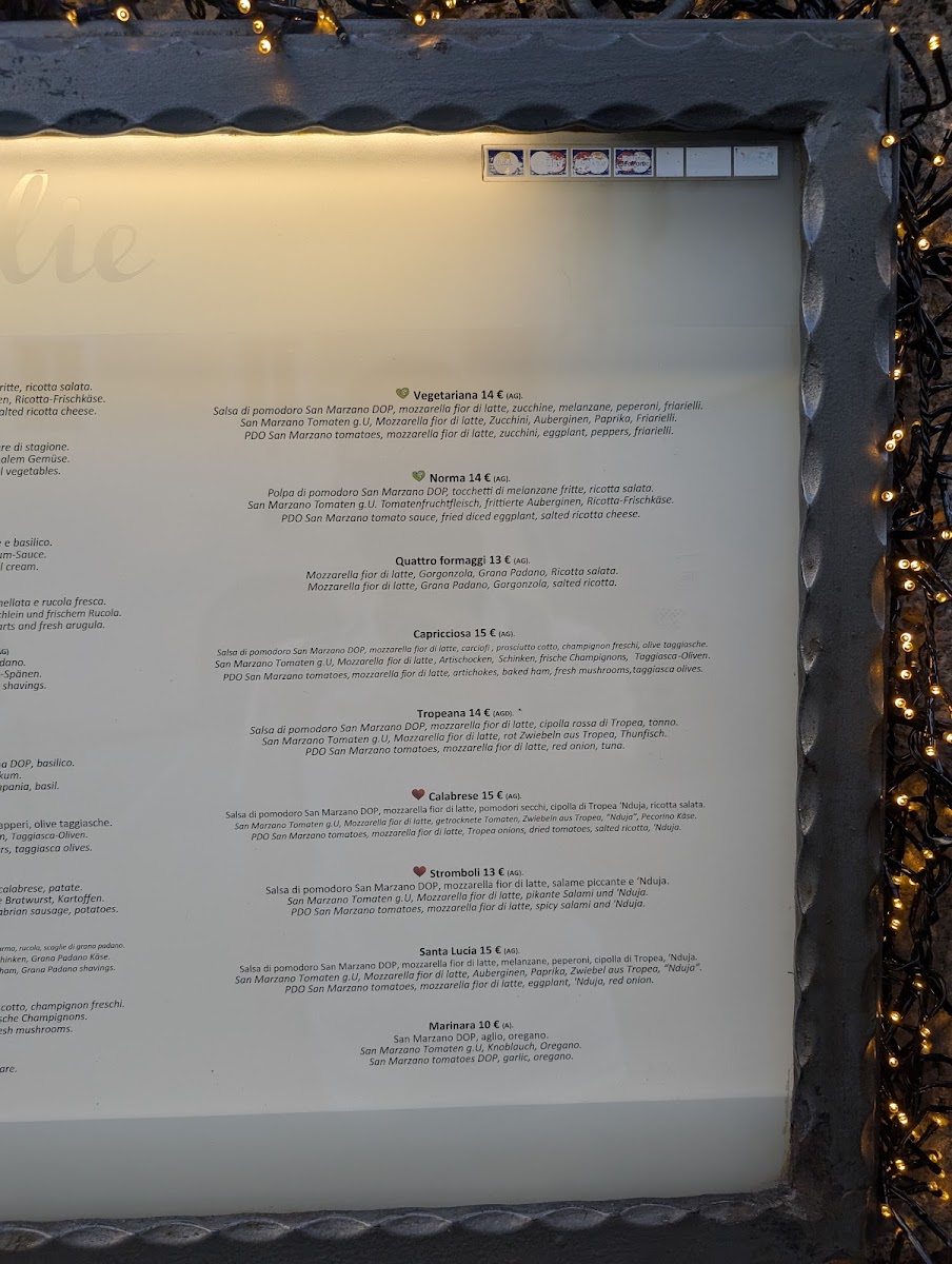 Menu Trattoria-Pizzeria Due Sicilie-8