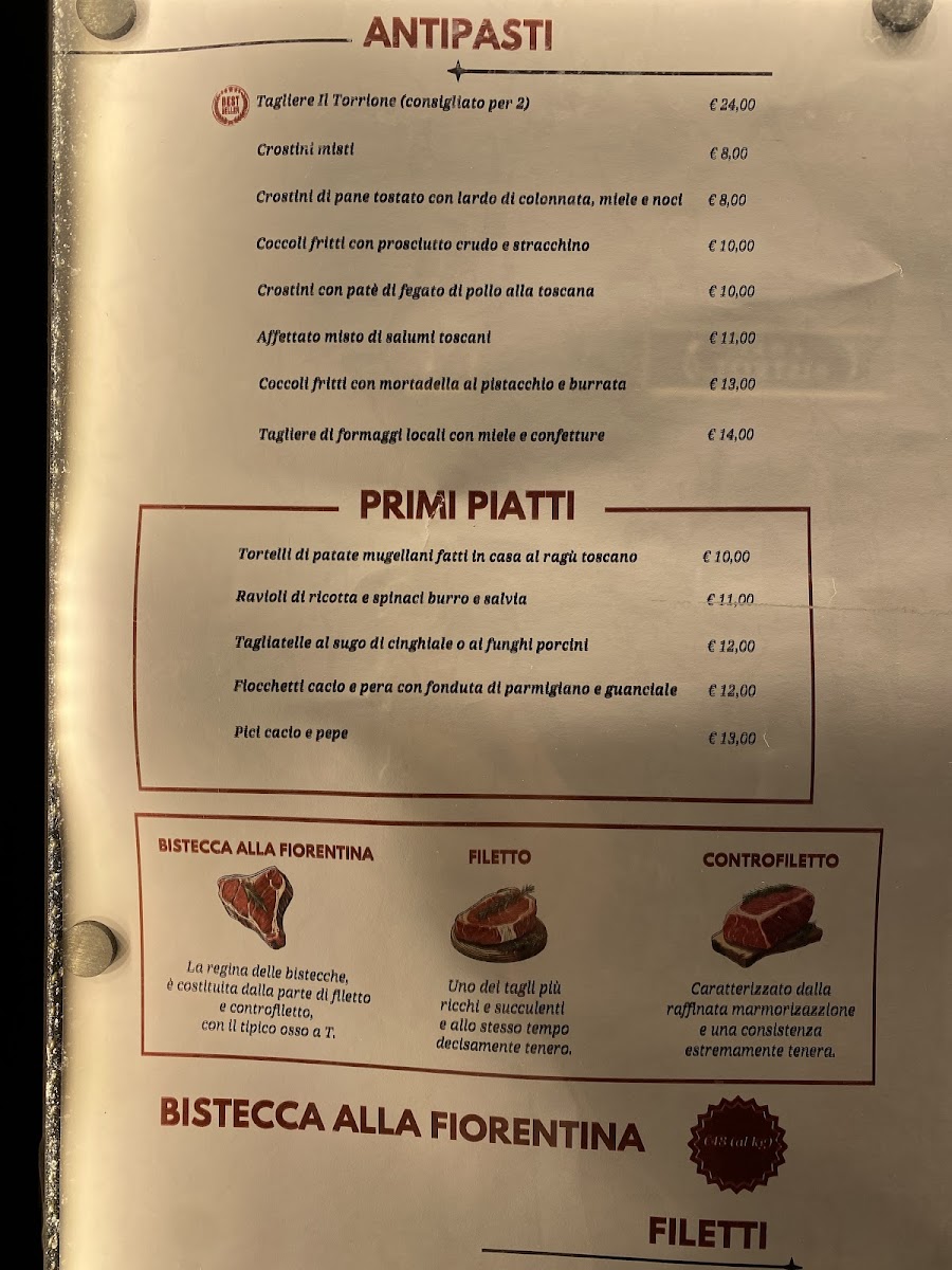 Menu Trattoria Pizzeria Il Torrione-2
