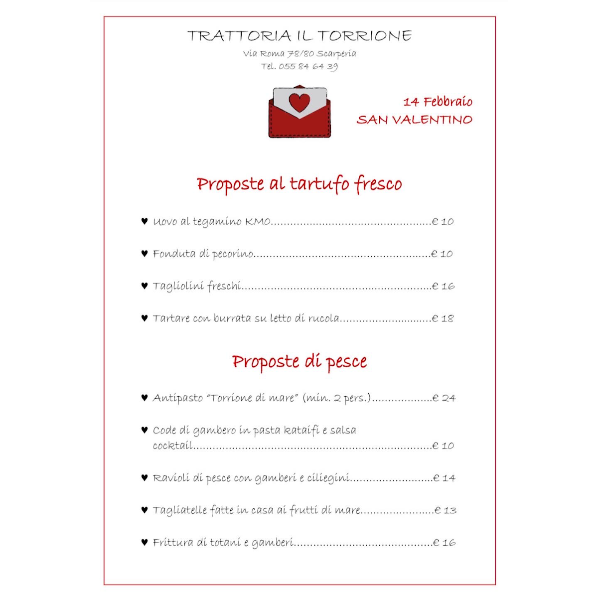 Menu Trattoria Pizzeria Il Torrione-7