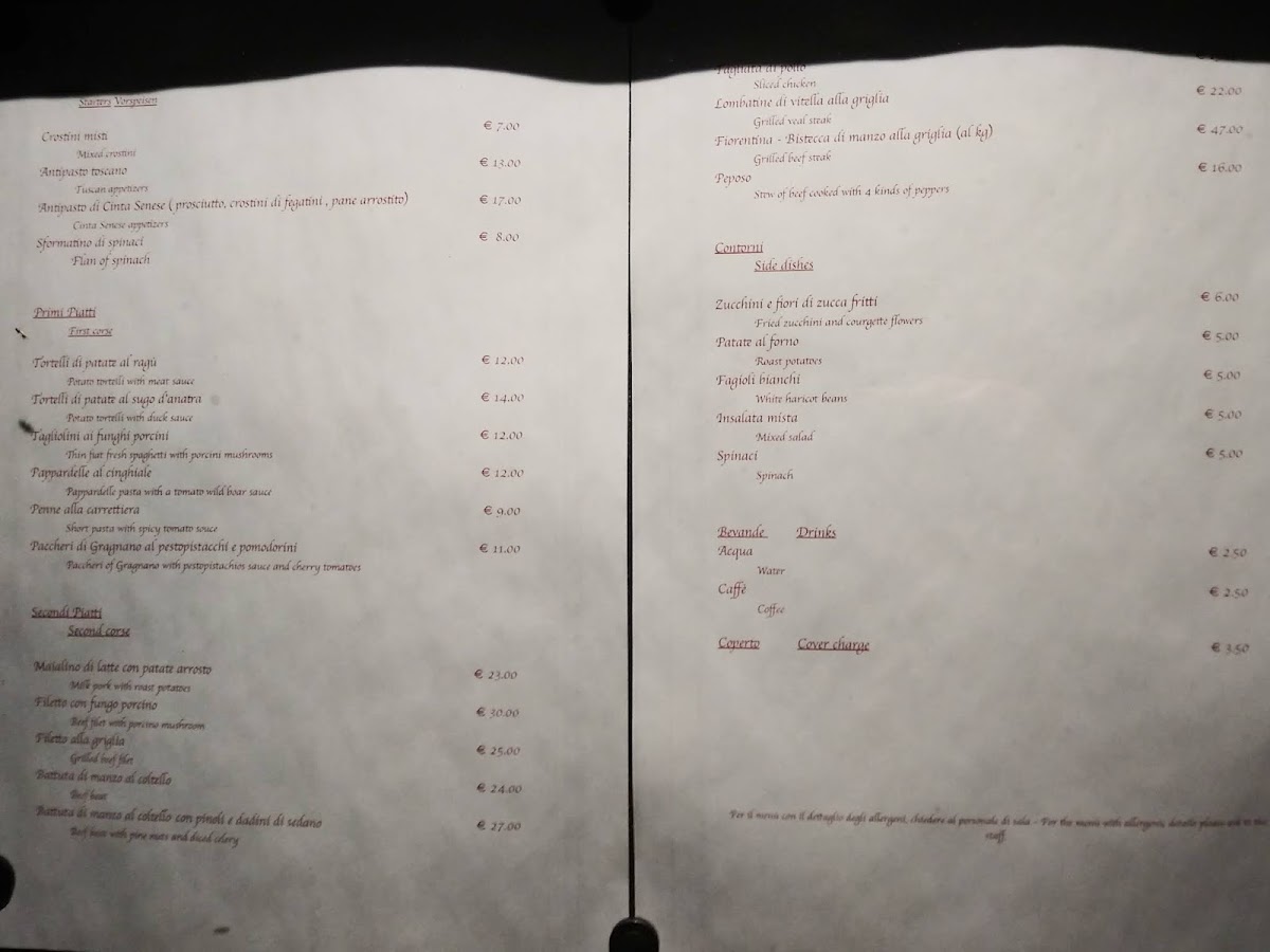 Menu Trattoria Pizzeria Il Torrione-8