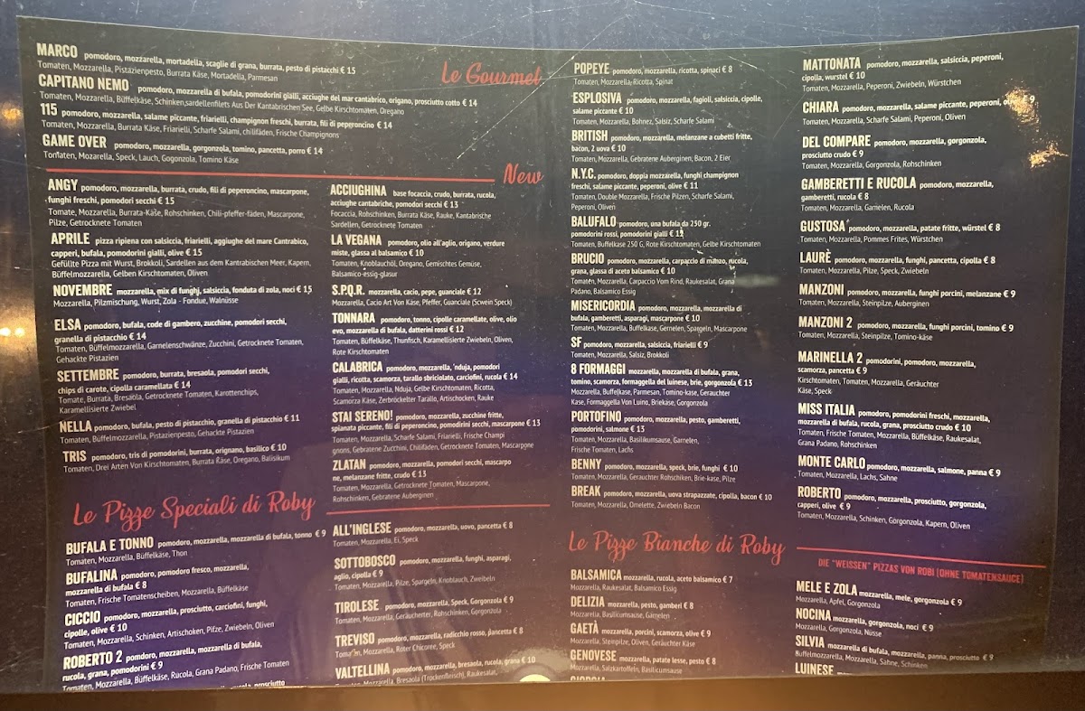 Menu Trattoria Pizzeria Manzoni-4