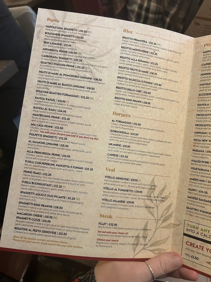 Menu Trattoria Roma-5